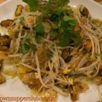 Sautéed Green Mussels with Bean Sprout